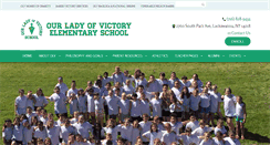 Desktop Screenshot of ourladyofvictoryelementary.org